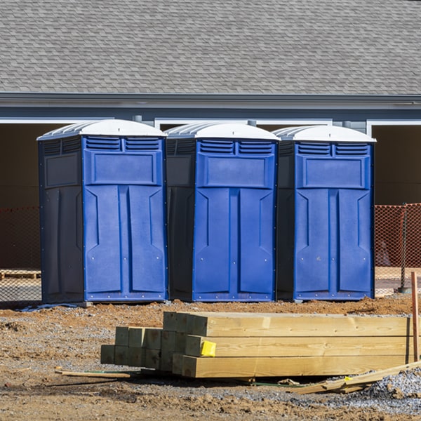 how do you dispose of waste after the portable restrooms have been emptied in Flowella Texas